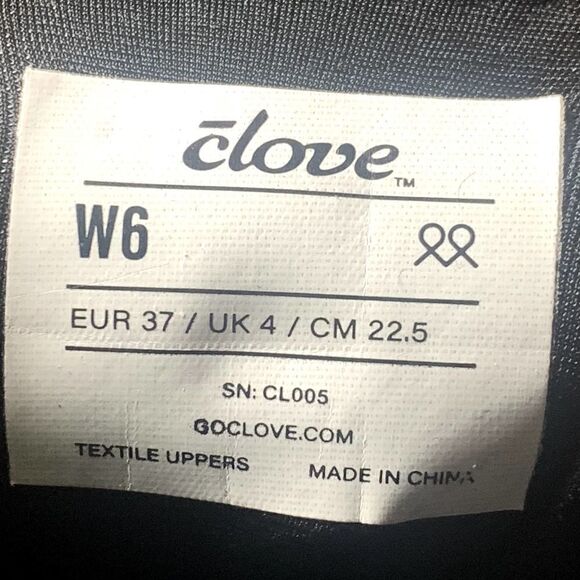 CLOVE Women`s Size W6 - Black Comfort Nursing  Shoes Sneakers SN: CL005 - Picture 8 of 8